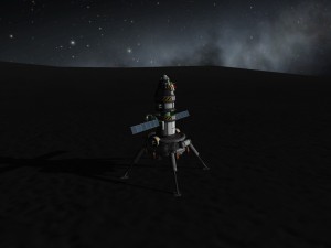 Shelbus Kerman on the Mun 7 Mission